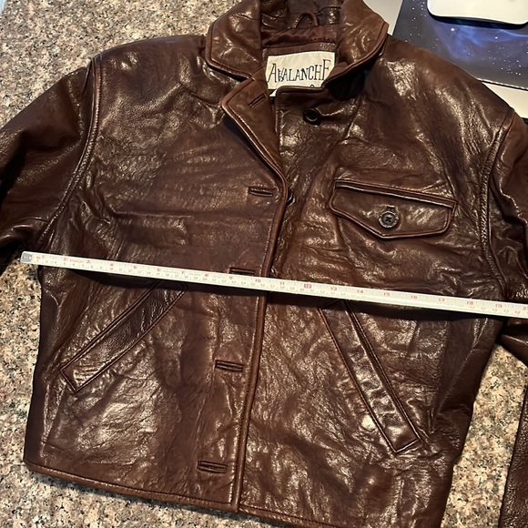 Vintage Brown Leather Jacket - Picture 13 of 16